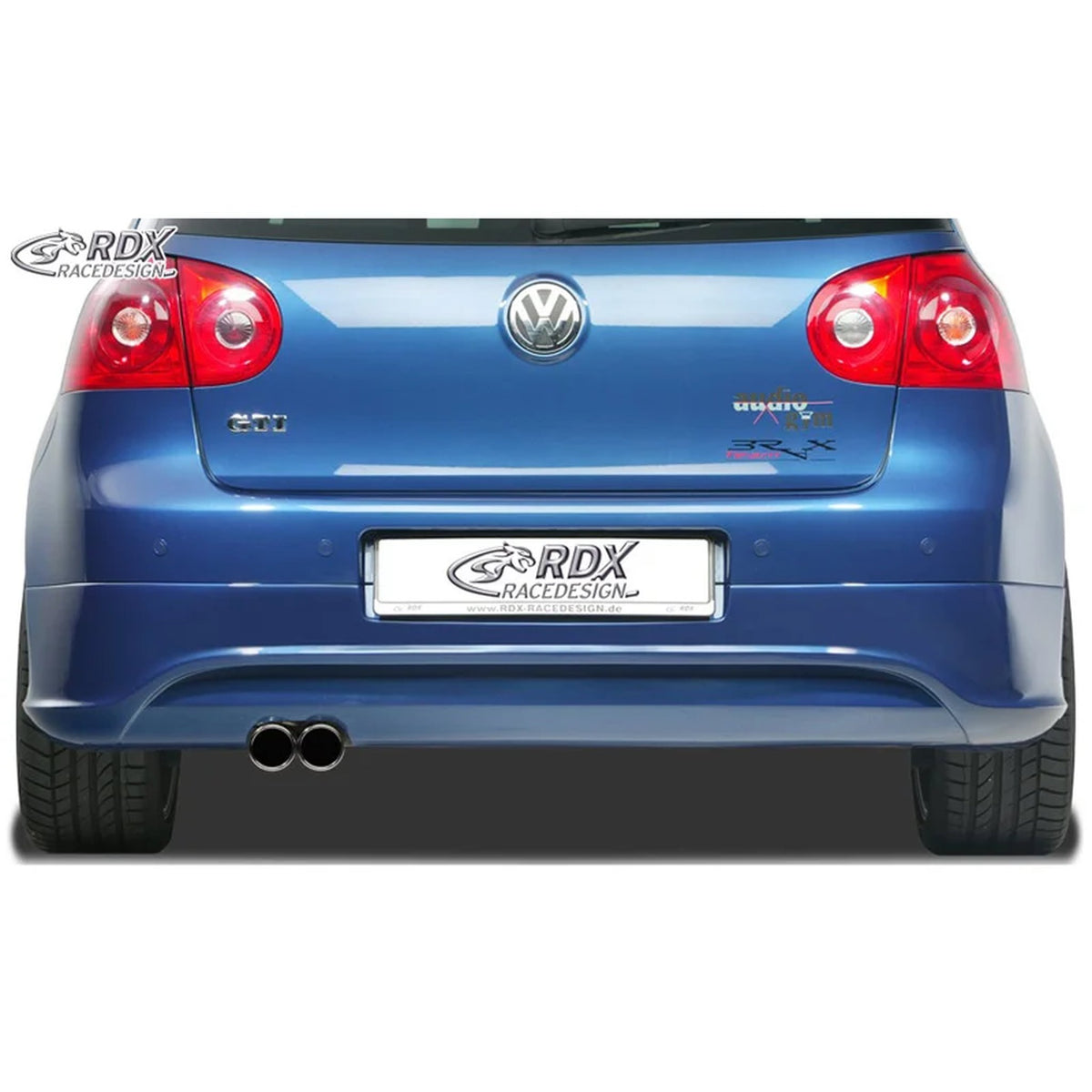 RDX Heckschürzenansatz für VW Golf V R32 Schrägheck 3-5tür 2003-08 Auspuff links