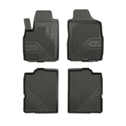 Fußmatten Gummimatten No.77 für Fiat Panda II 2003-2012 TPE Gummi Schwarz 4 tlg
