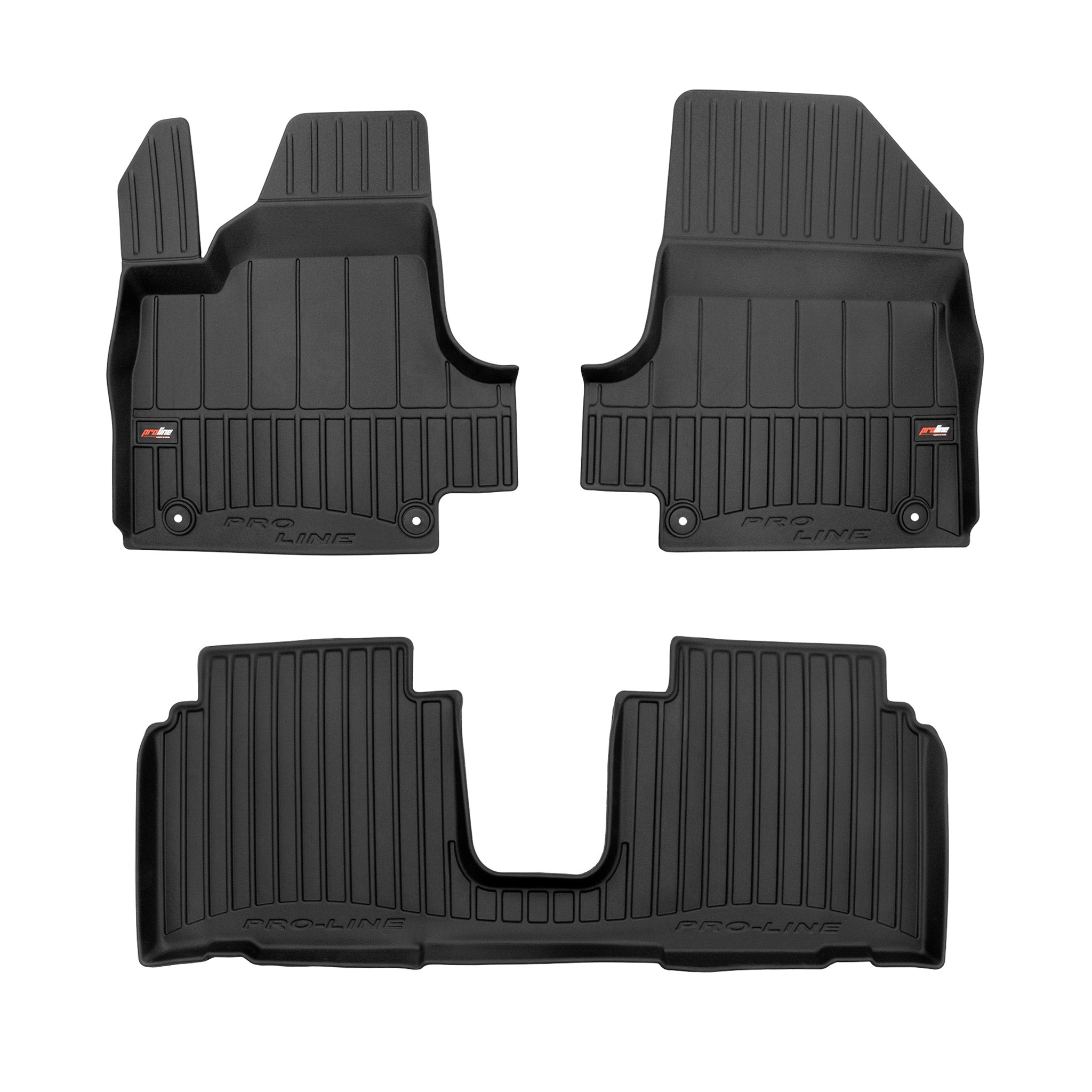 Fußmatten Gummimatten für Hyundai Ioniq 5 2021-2026 OMAC Premium Schwarz TPE 3x