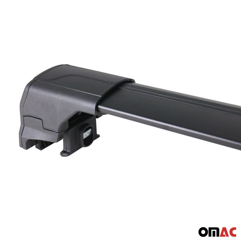 Dachträger Gepäckträger für Kia Soul PS 2015-2019 ABE Aluminium Schwarz
