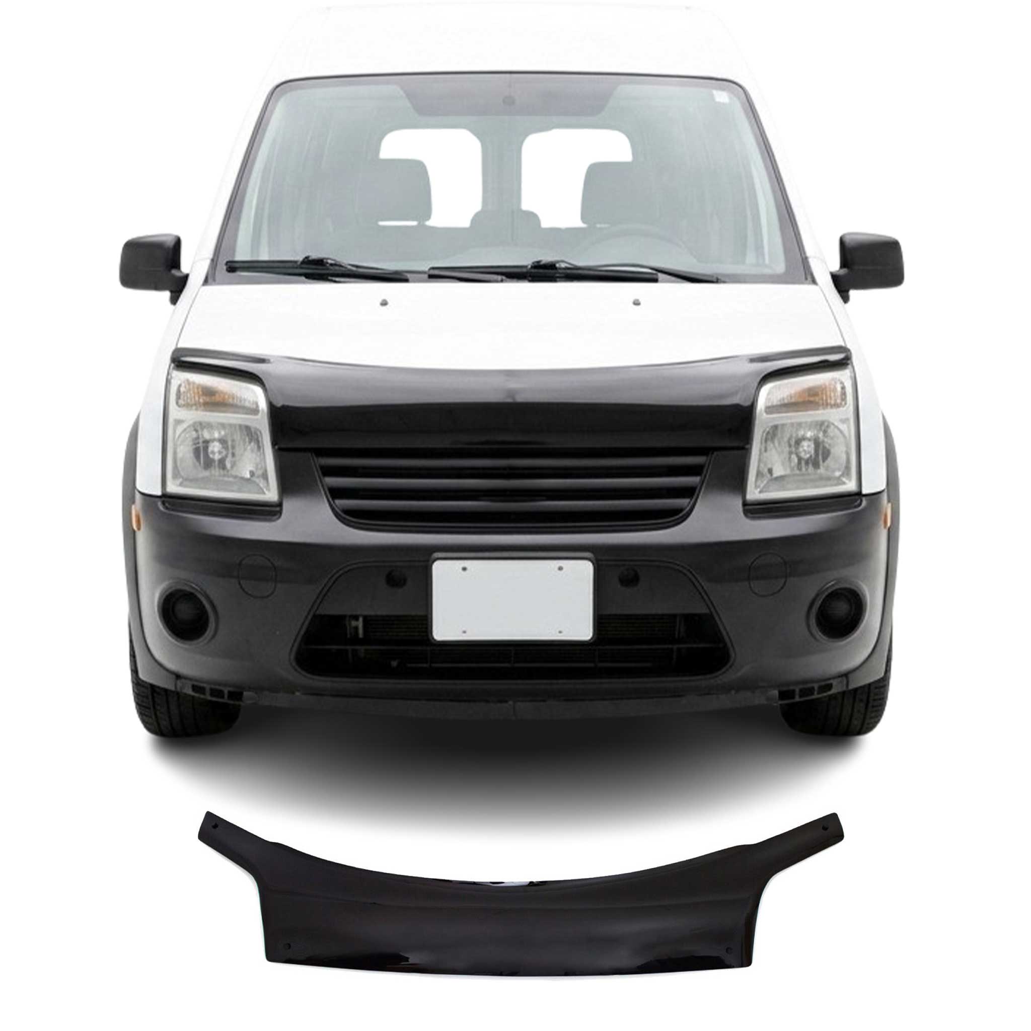 Motorhaube Deflektor Insekten für Ford Connect Tourneo Transit 2002-2009 Dunkel