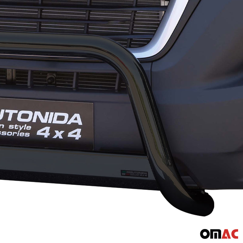 Frontbügel Frontschutzbügel für Peugeot Boxer 2014-2025 ø63mm Schwarz Schutz