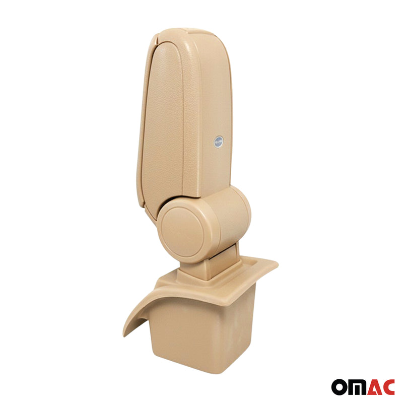 Mittelarmlehne Armlehne Mittelkonsole für Ford Focus 2004-2010 PU-Leder Beige