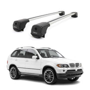 Dachträger Grundträger für BMW X5 E53 1999-2006 Aluminium 75kg Grau 2tlg