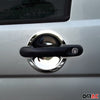 Door handle recesses for VW Transporter T5 2003-2015 chrome 3x