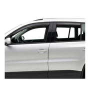 Windabweiser Regenabweiser für VW Tiguan 2007-2016 Dunkel Acryl 2tlg
