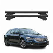 Menabo Dachträger für Renault Talisman Sporter 2016-2022 Aluminium Schwarz 2 tlg