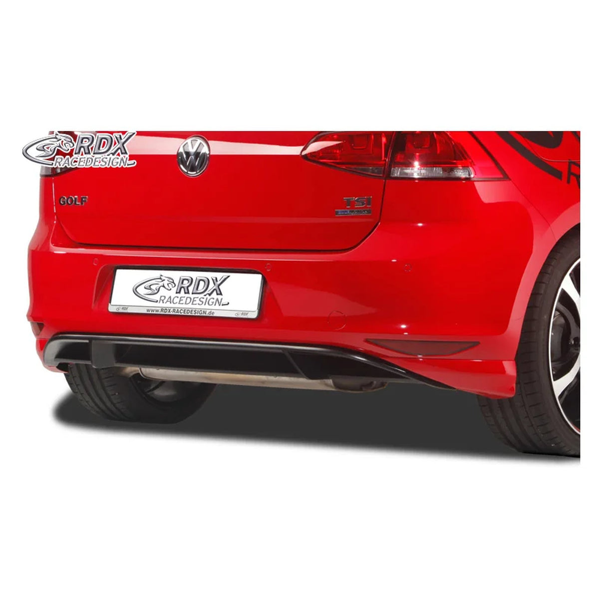 RDX Heckschürzenansatz Diffuser für VW Golf VII HB 3/5-türer 2012- exkl. GTi/GTD