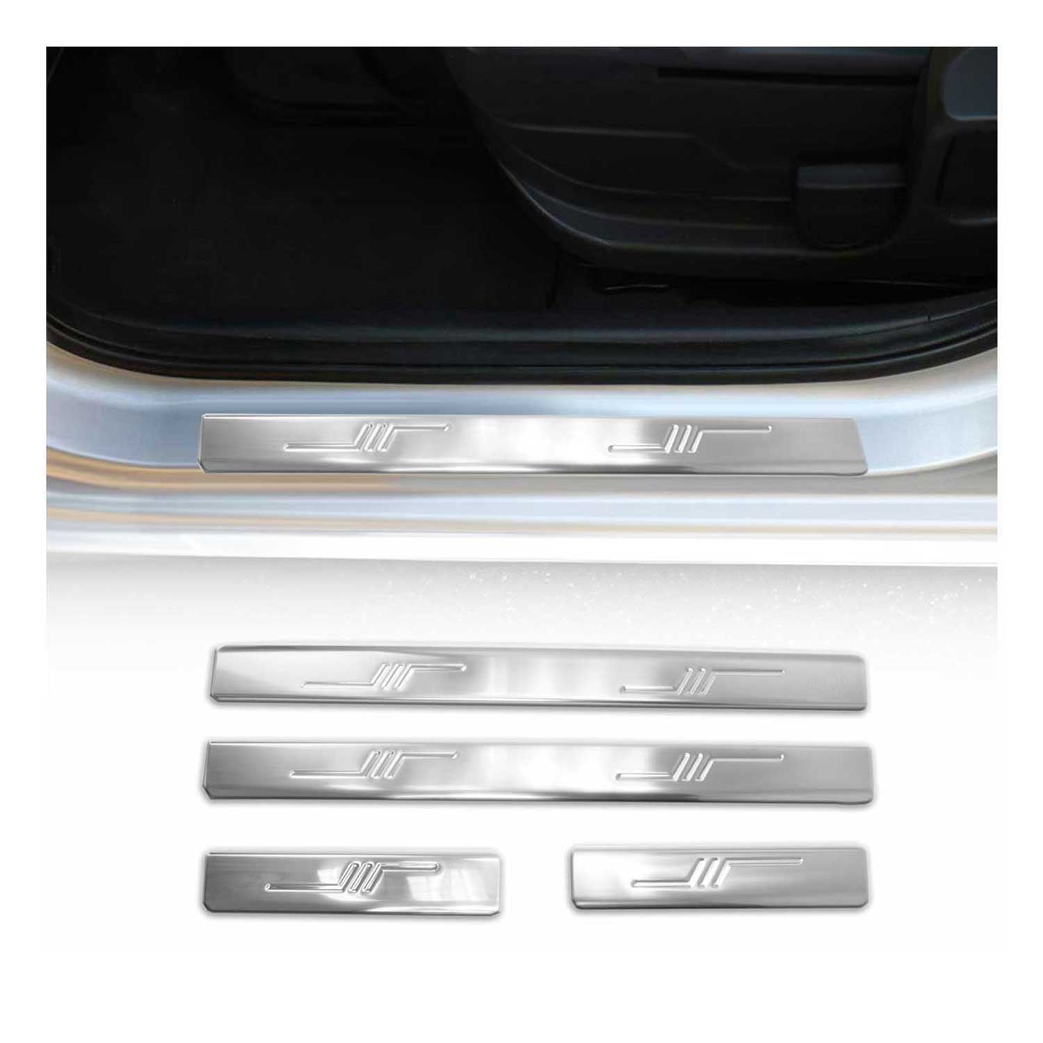 Einstiegsleisten Türschweller für Nissan Note 2013-2026 Edelstahl Chrom 4tlg