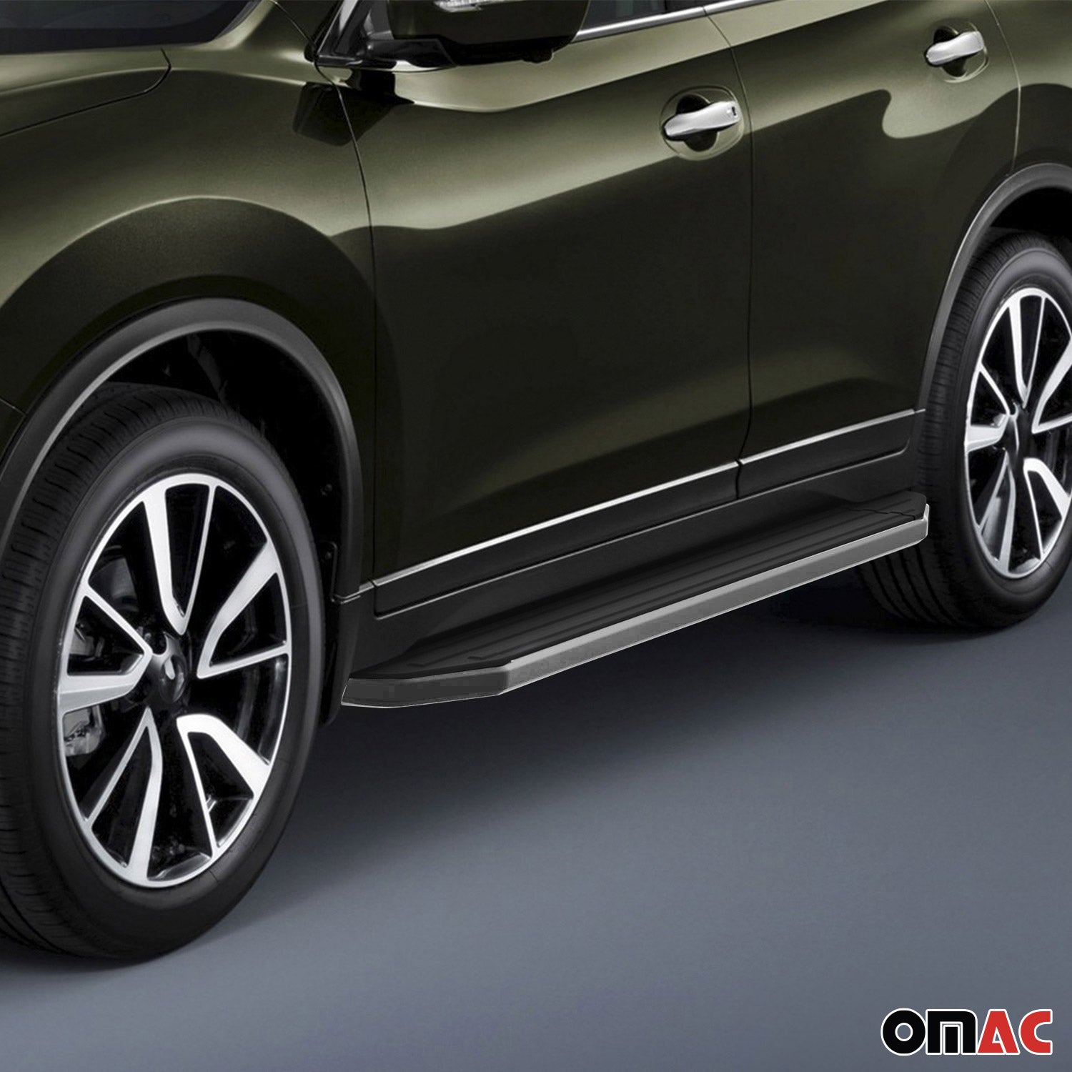 Trittbretter Seitenschweller für Nissan Qashqai 2013-2018 ABE Alu
