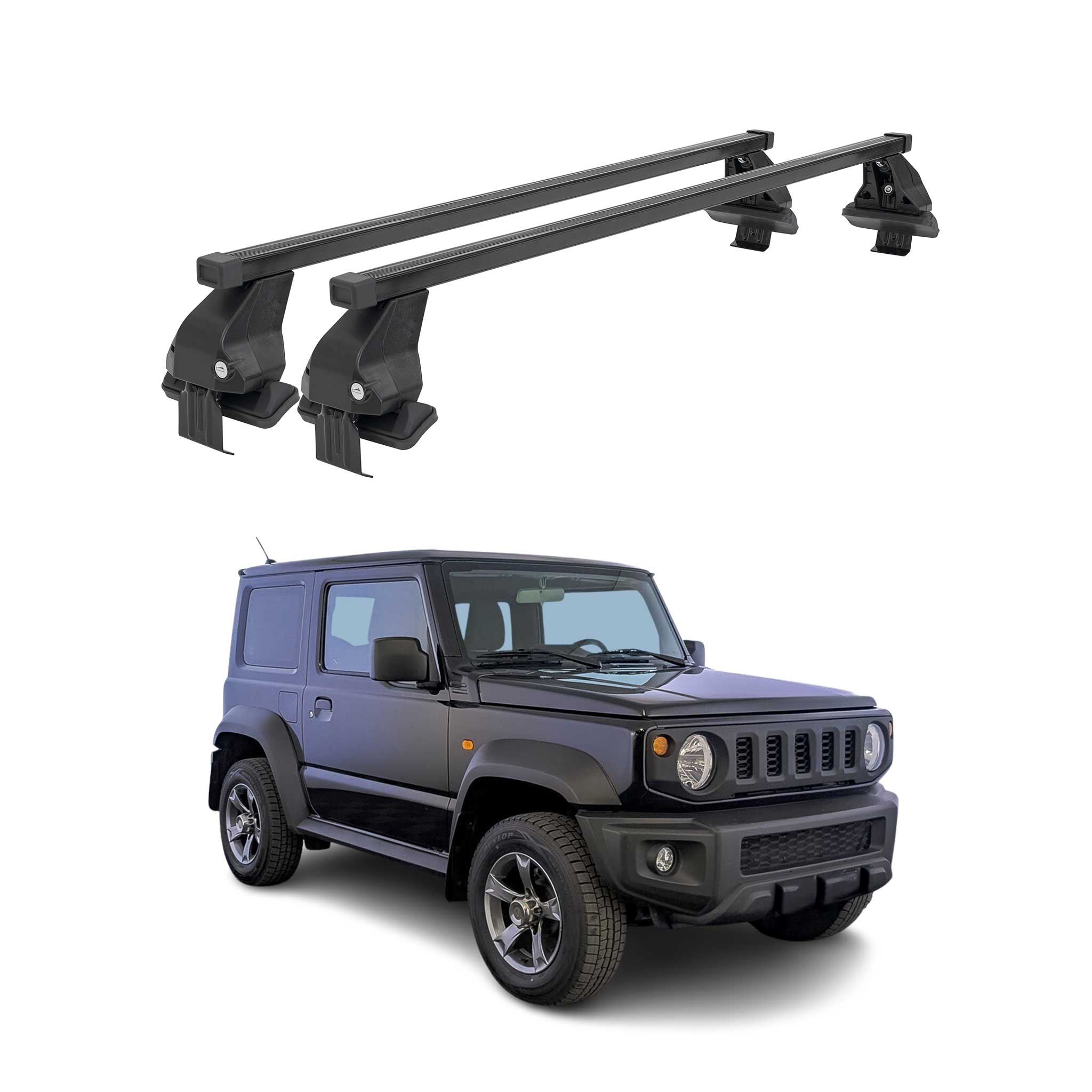 Menabo Dachträger Grundtäger für Suzuki Jimny mk4 2018-2026 50kg Stahl Schwarz