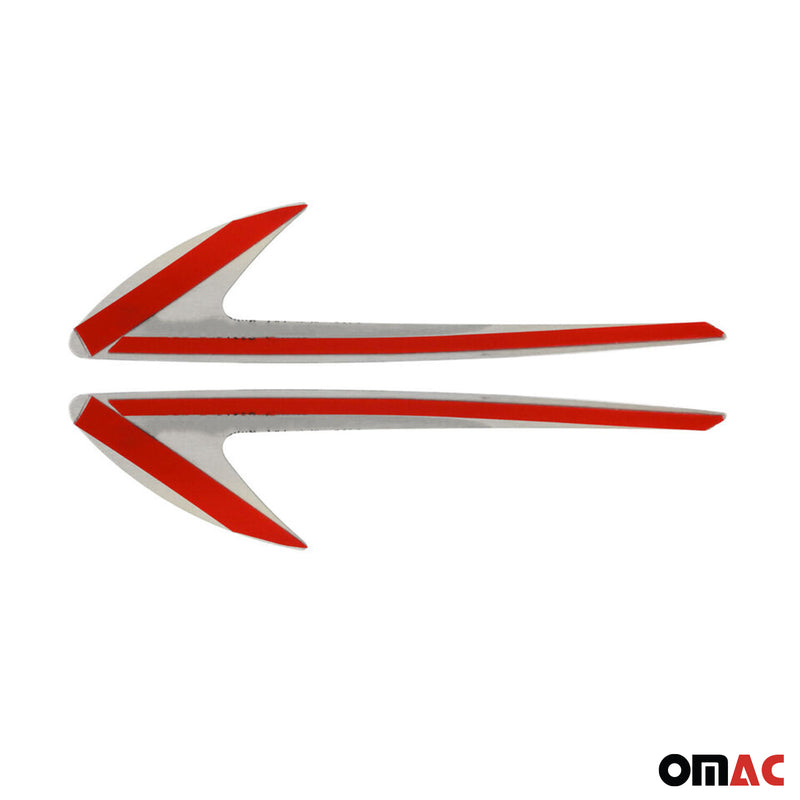 Seitentürleiste Türleisten Seitendekor für Kia Cerato 2013-2018 Chrom Stahl 2x