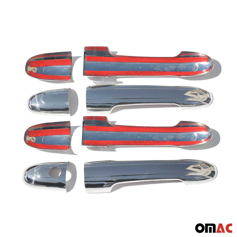 Türgriff Blenden für Mercedes Vito W639 2003-2014 4Tür 1Loch 8tlg Edelstahl Matt