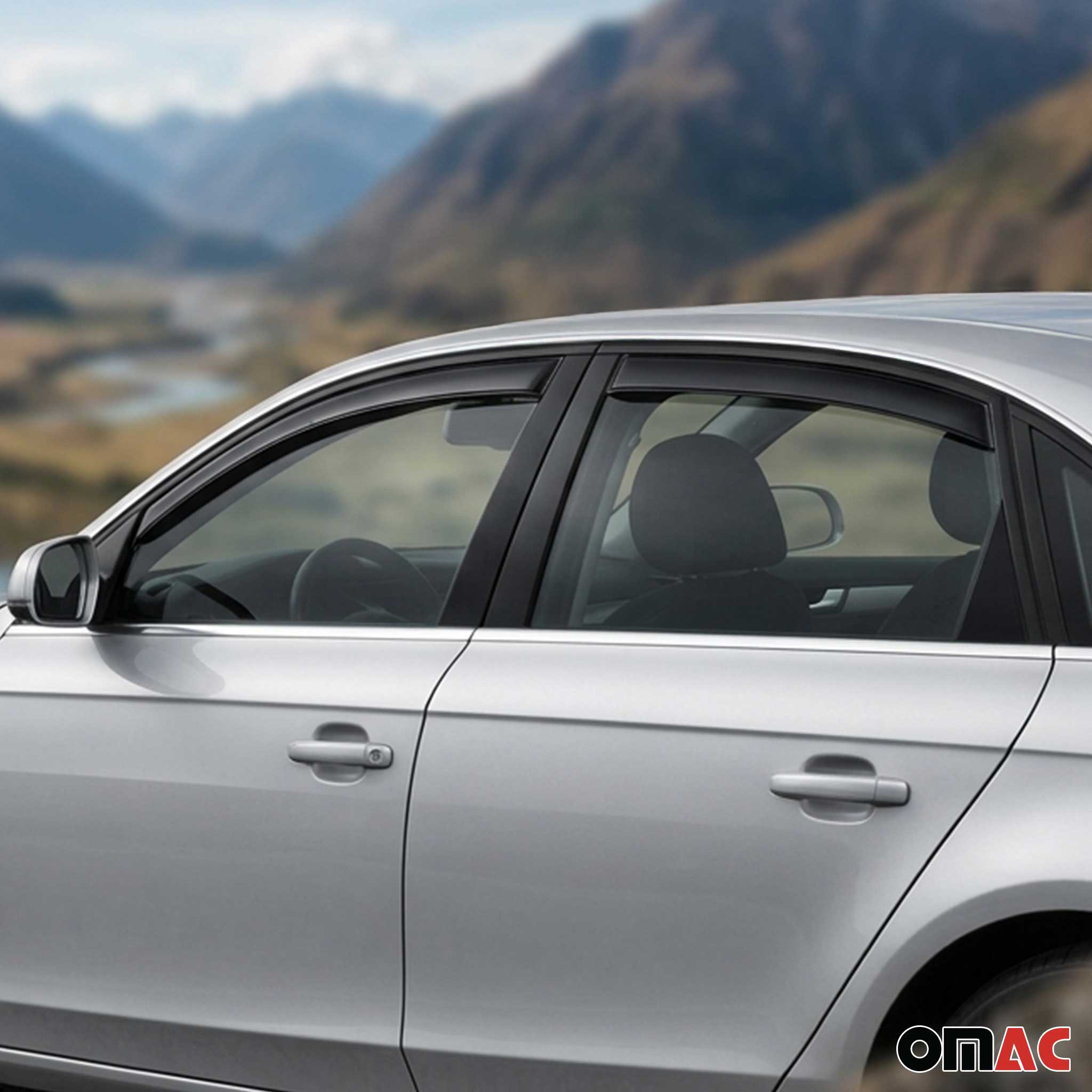 Windabweiser Regenabweiser für BMW 3er E90 E91 Touring 2004-2012 Dunkel 2 tlg
