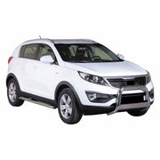 Edelstahl Seitenschweller Schwellerrohre für Kia Sportage 2010-2015 Silber