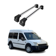 Dachträger Grundtäger für Ford Transit Connect 2002-2013 75kg Alu Silber 2 tlg
