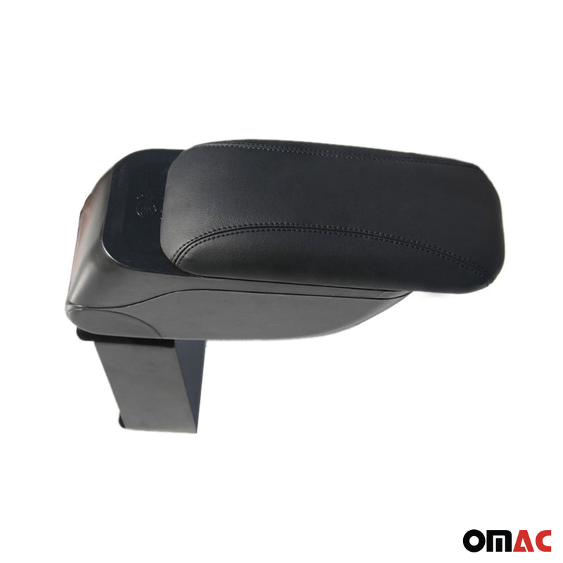 Mittelarmlehne Armlehne für Dacia Logan MCV 2014-2020 PU-Leder Metall Schwarz