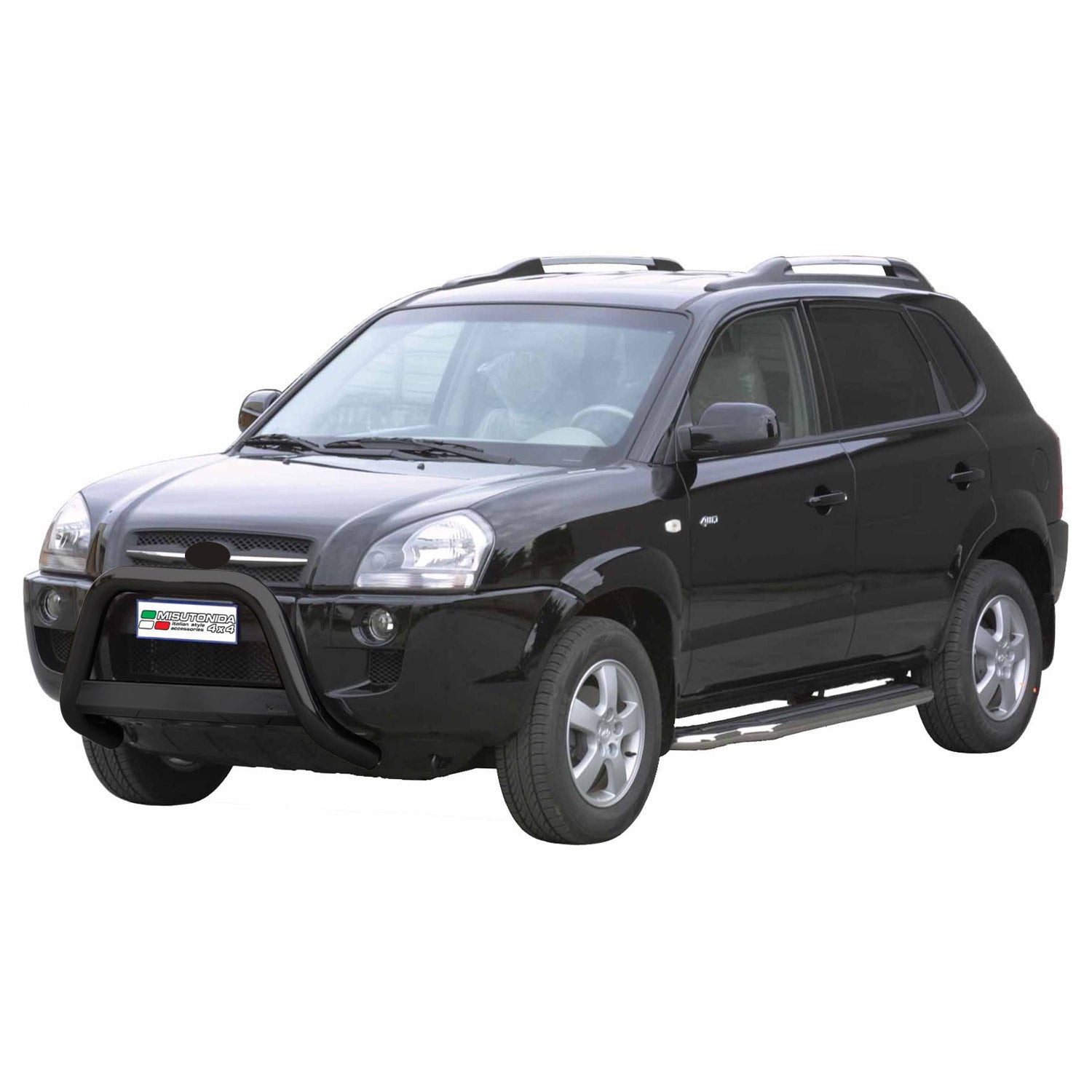 Frontbügel Frontschutzbügel für Hyundai Tucson 2004-2009 ø63mm Stahl Schwarz
