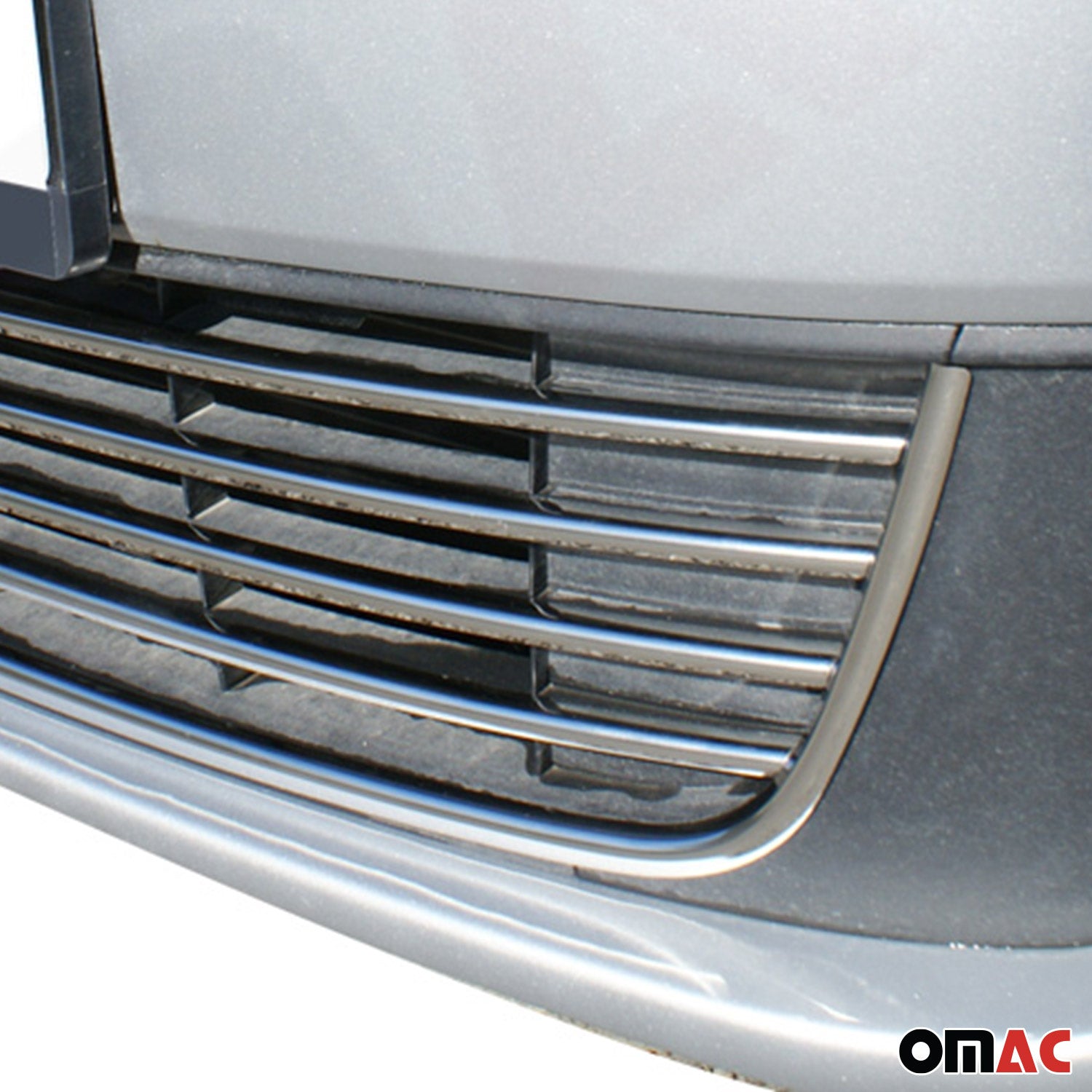 Kühlergrill Leisten Grillleisten für VW Caddy Comfortline 2010-2015 Chrom 5x