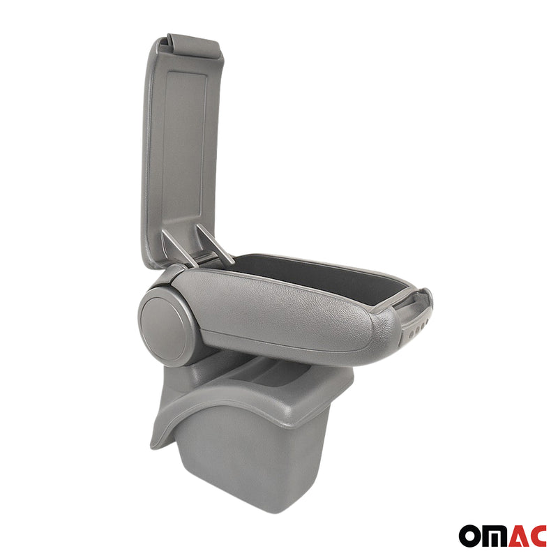 Mittelarmlehne Armlehne Mittelkonsole für Renault Megane 2002-2009 PU-Leder Grau