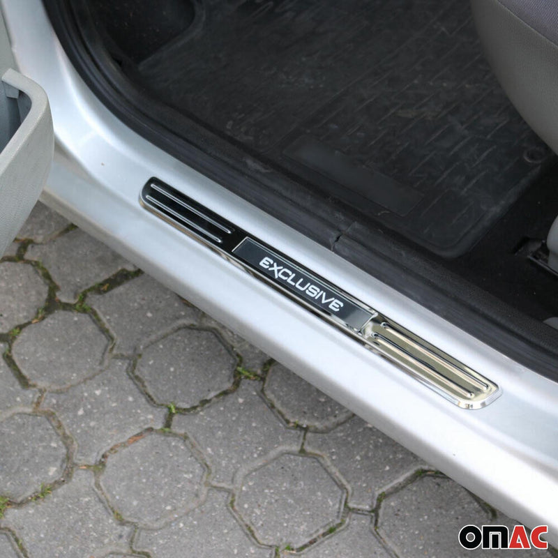 Einstiegsleisten Türschweller Exclusive für Skoda Roomster 2006-2010 Chrom 2x