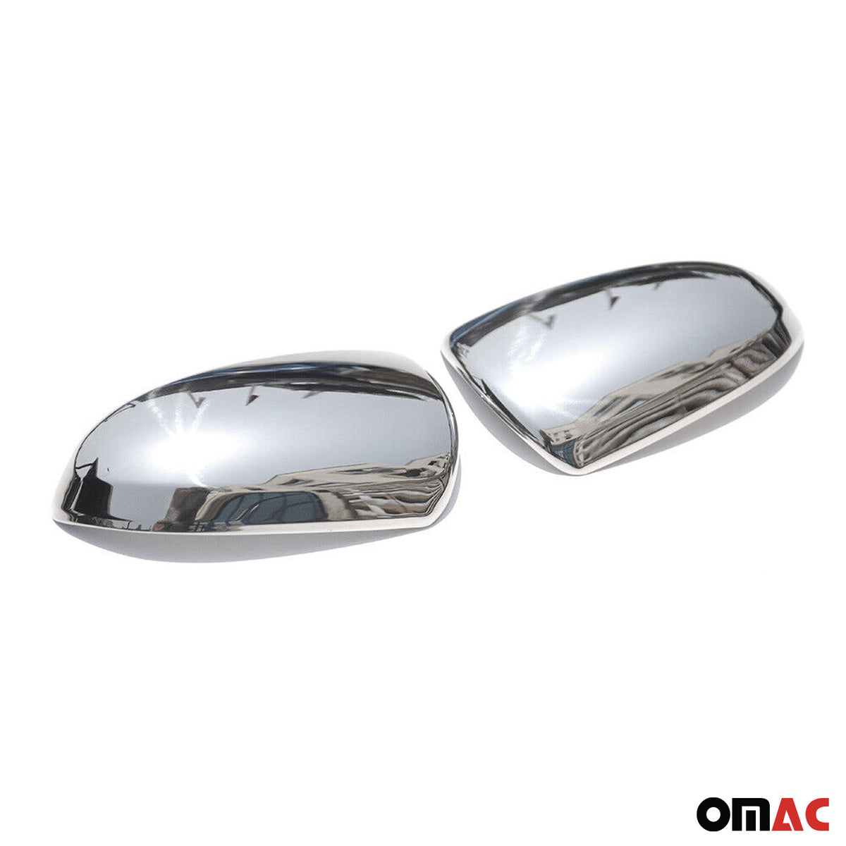 Spiegelkappen Spiegelabdeckung für Smart ForTwo 2007-2015 Edelstahl Chrom 2tlg