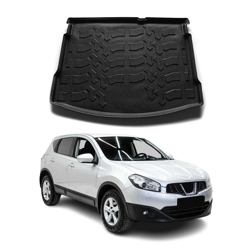 Kofferraumwanne Laderaumwanne für Nissan Qashqai J10 2006-2014 Gummi TPE Schwarz