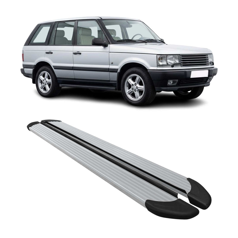 Seitenschweller Trittbretter Schweller für Range Rover Vogue 1994-2001 Alu Grau