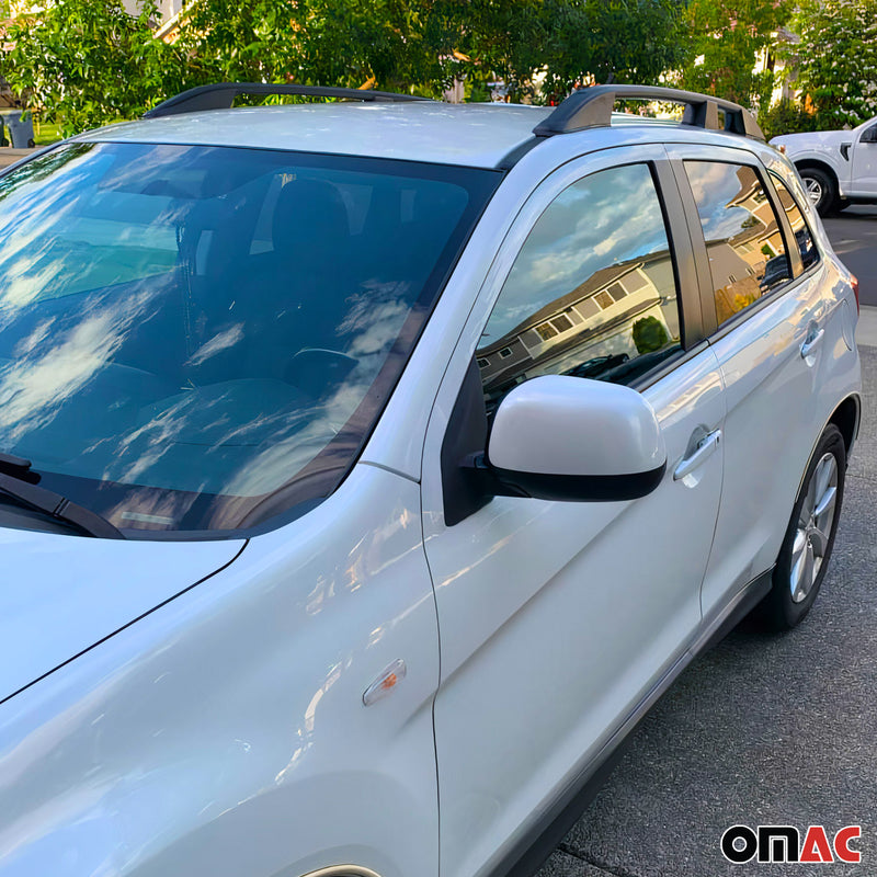 Dachreling Dachgepäckträger für Ford Connect 2002-2013 Kurzer Alu Schwarz 2x