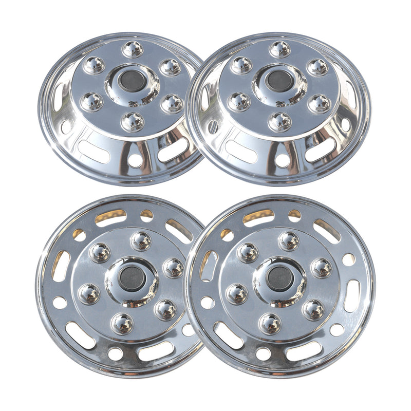4x Radkappen Radzierblenden Radblenden 16" für Ford Stahl Silber