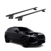 Dachträger Grundtäger für Jaguar F-Pace 2016-2025 100kg Alu Schwarz 2 tlg ABE