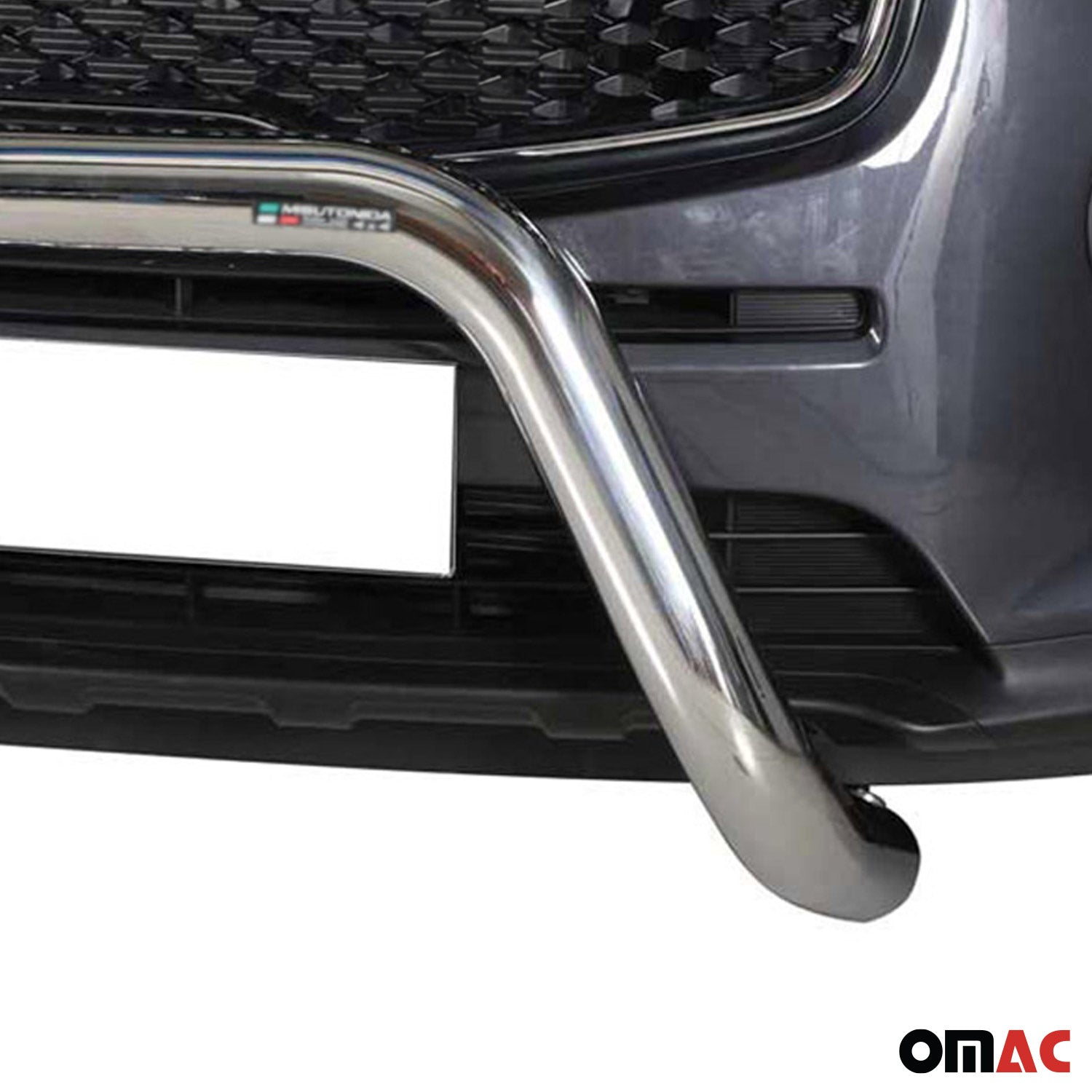Frontbügel Frontschutzbügel für Kia Sportage 2016-2018 ø76mm Stahl Silber Schutz