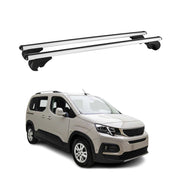 Dachträger Grundtäger für Peugeot Rifter 2018-2025 75kg Alu Silber 2 tlg