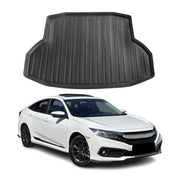 Kofferraumwanne Laderaumwanne für Honda Civic X Stufenheck 2016-2021 Gummi TPE
