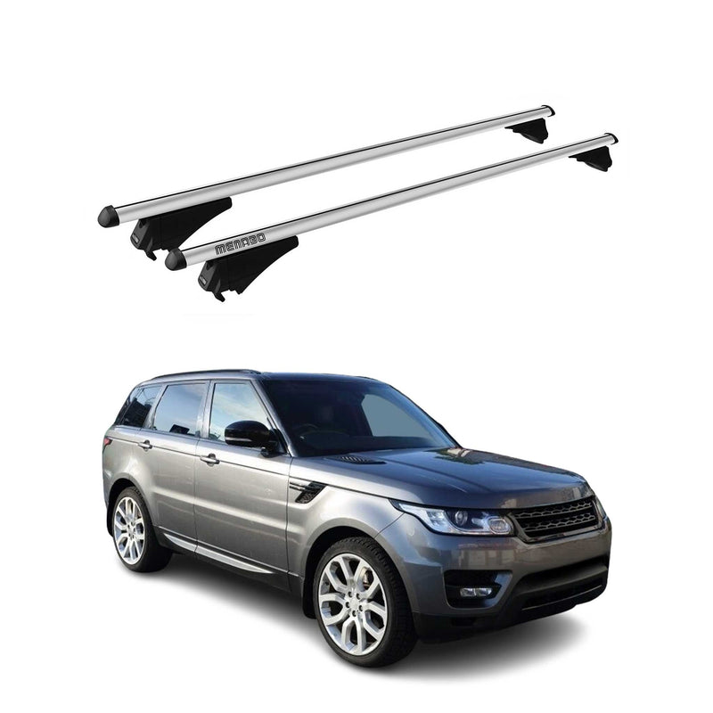 Menabo Dachträger für Land Rover Range Rover Sport L494 2013-2018 75kg Silber 2x