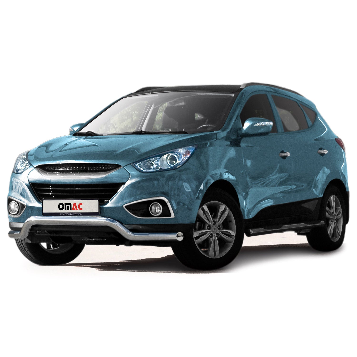 Frontbügel Frontschutzbügel Schutz für Hyundai ix35 2010-2015 Stahl ABE Silber