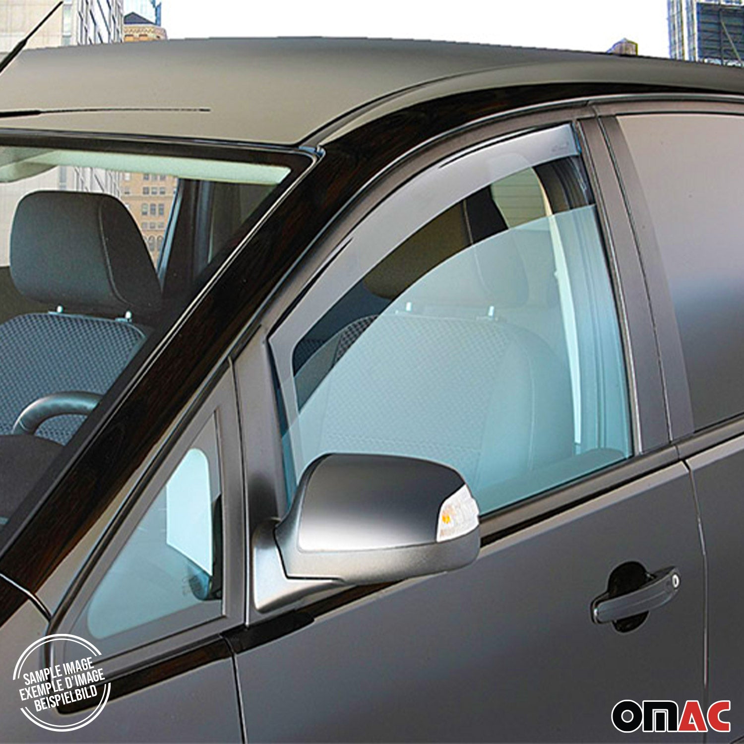 Windabweiser Sonnenblende Motorhaube Deflektor Set für Mercedes Sprinter 2009-16