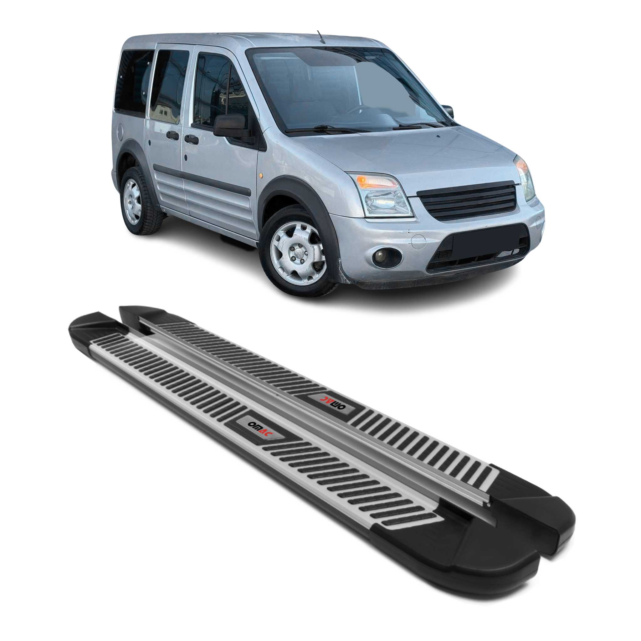 Seitenbretter Seitenschweller für Ford Connect 2002-2013 L1 Kurzer Schwarz