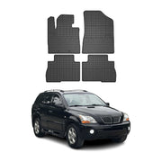 OMAC Gummi Fußmatten für Kia Sorento Lift 2012-2014 Automatten Gummi Schwarz 4x