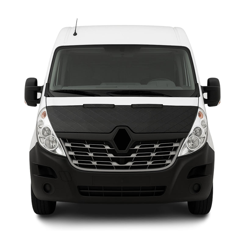 Schwarz Haubenbra Steinschlagschutz für Renault Master 2010-2014 Halb