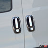 Türgriff Blende Türgriffkappen für Fiat Qubo 2008-2021 4-Tür Edelstahl Silber 8x