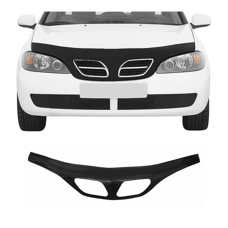 Motorhaube Deflektor Insektenschutz für Nissan Primera mk2 1999-2002 FL Dunkel