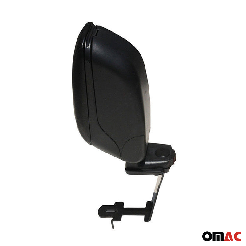 Mittelarmlehne Armlehne Mittelkonsole für Citroen C3 2009-2017 PU-Leder Schwarz
