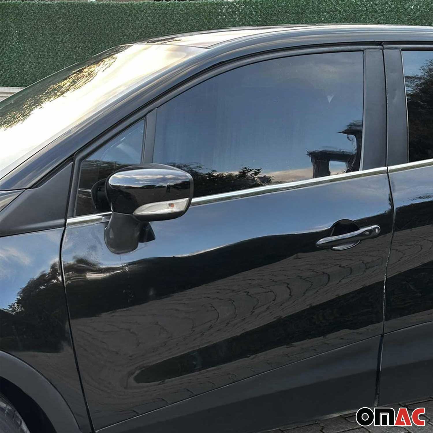 Fensterleisten Zierleisten für Renault Captur 2013-2019 Edelstahl Chrom 4tlg