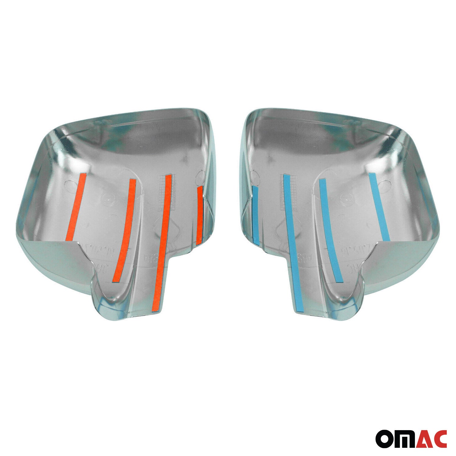 Spiegelkappen Spiegelabdeckung für Renault Trafic 2014-2020 Chrom ABS Grau 2tlg