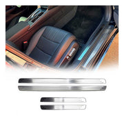 Einstiegsleisten Türschweller für Seat Leon 2012-2026 Edelstahl Chrom 4tlg