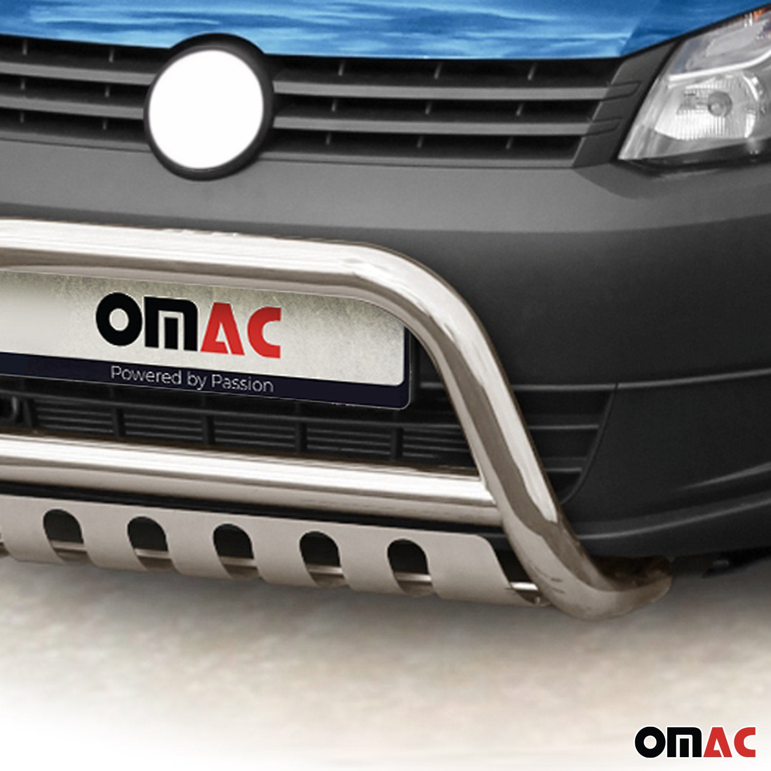 Frontbügel Frontschutzbügel für VW Caddy 2010-2018 mit ABE Edelstahl Silber