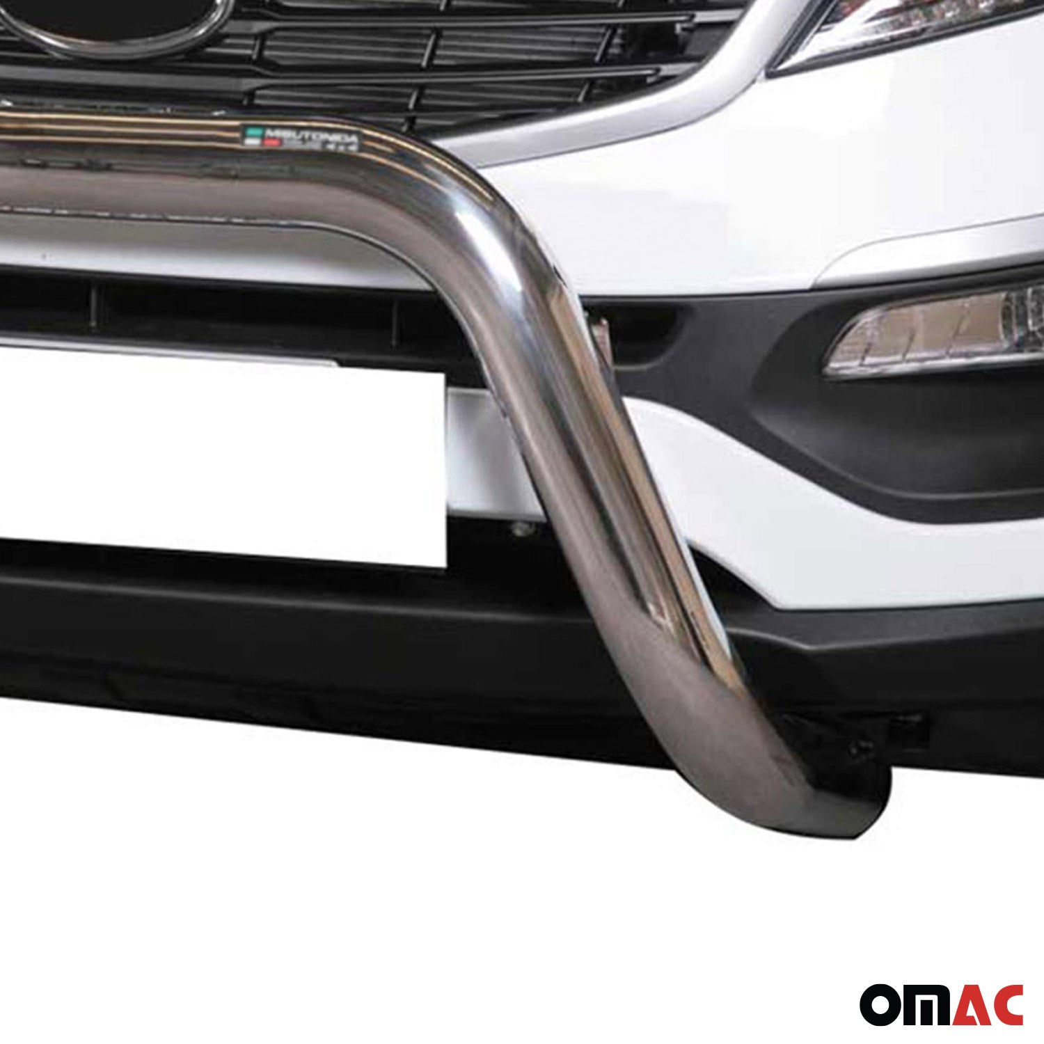 Frontbügel Frontschutzbügel für Kia Sportage 2010-2015 ø76mm Stahl Silber Schutz