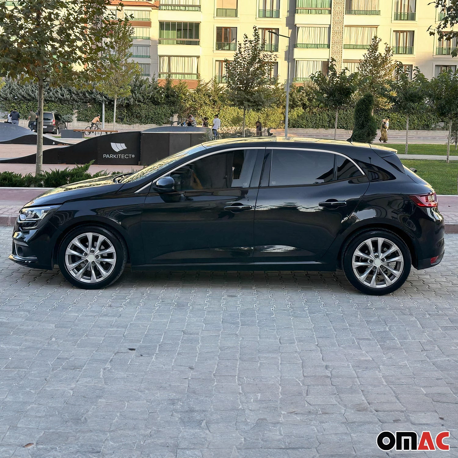 Fensterleisten Zierleisten für Renault Megane 2015-2020 Edelstahl Chrom 6tlg