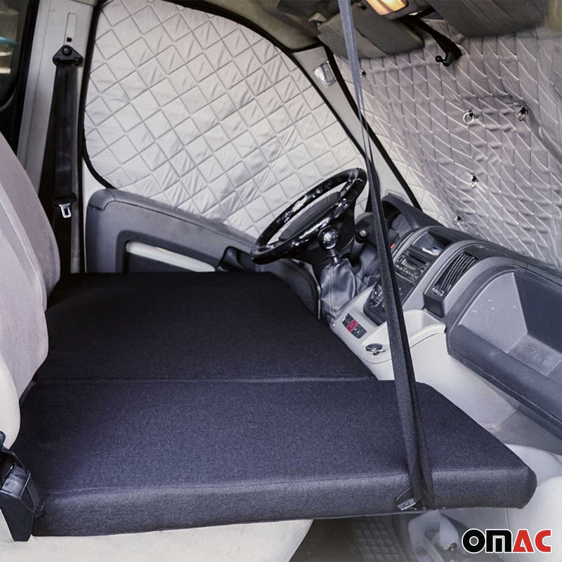 Camper Bett Fahrerhausbett Matratze für Mercedes Sprinter W906 2006-2018 Schwarz